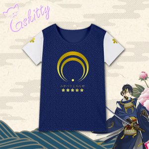 刀剣乱舞　太刀　三日月宗近　Tシャツ　コス衣装