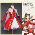 画像: Fate Grand Order  フェイト・グランドオーダー FGO 赤い悪魔 遠坂 凛 ドレス　コスプレ衣装